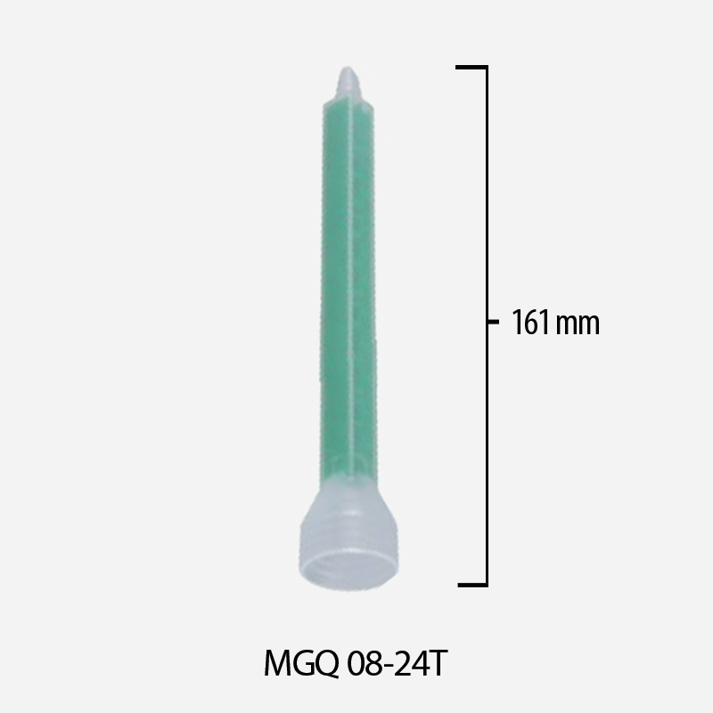 Mikser statyczny 1:1, 2:1 System G do kartuszy 200 ml / 400 ml / 490 ml / 600 ml, dł. 161mm śr. wew. 8.7mm, MGQ 08-24T