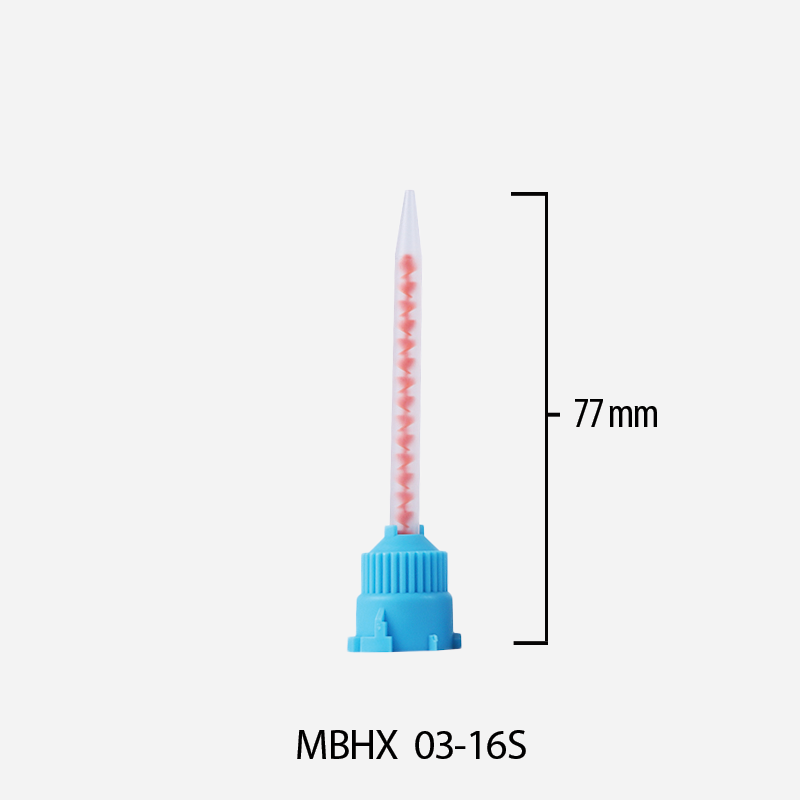 Mikser statyczny 4:1, 10:1 System B do kartuszy 25 ml, 50 ml, dł. 77mm / śr. wew. 3mm MBHX 03-16S