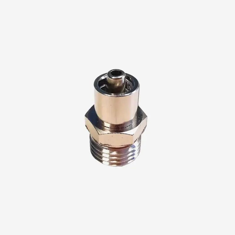 Adapter z gwintem wewnętrznym 1/4" i wyjściem na igłę Luer Lock