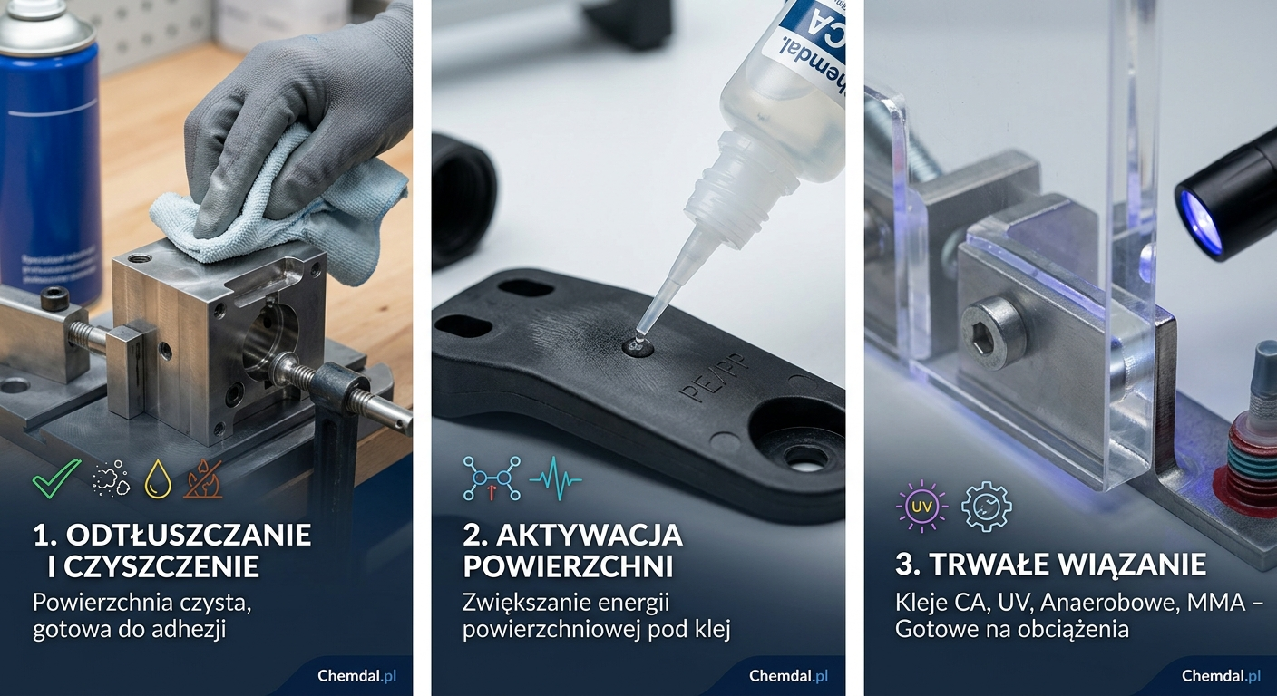 Jak przygotować powierzchnię przed klejeniem?
